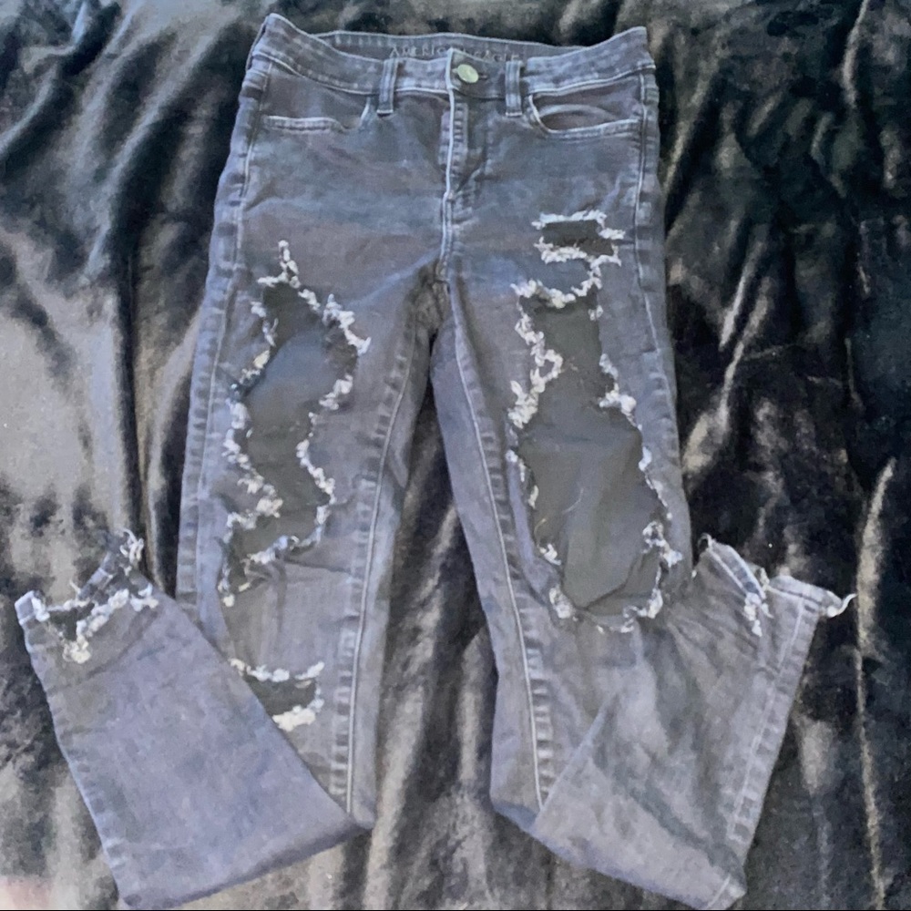 AE womens hi rise jeans